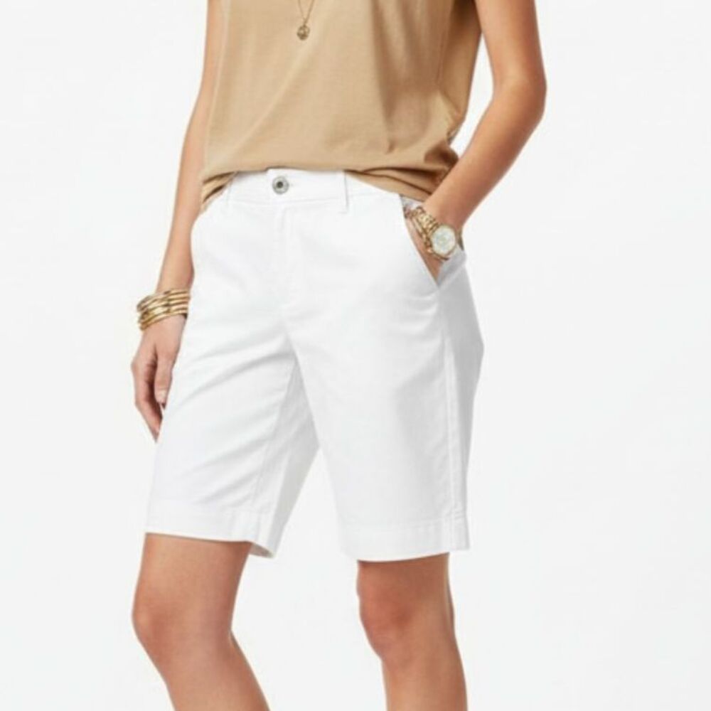 Patagonia White Bermuda Shorts 10